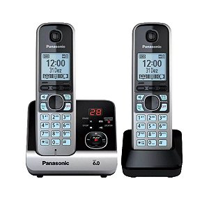 Telefone Sem Fio, Secretária Eletrônica +1 Ramal Panasonic