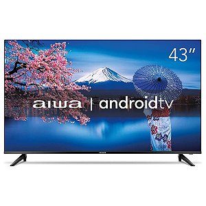 Smart TV Aiwa 43” Android Full HD Borda Ultra fina AWS-43-BL02