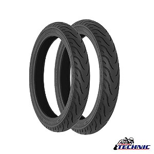 Pneu Moto Honda CG 160 Technic Aro 18 80/100-18 47P TL Dianteiro