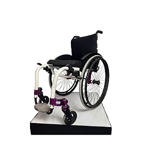 Cadeira de Rodas Monobloco MB4 Ortomobil - Cor: Branca