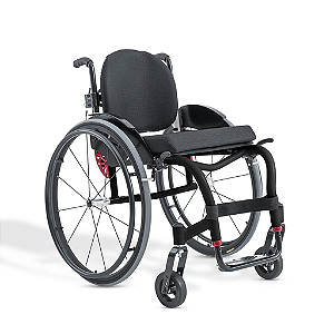 Cadeira de Rodas Star Lite Premium Ortobrás - Cor: Preto