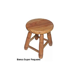 BANCO DE MADEIRA SUPER PEQUENO - ARRAIS