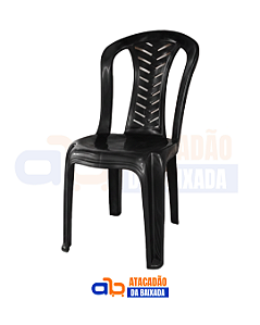 Cadeira Camboinha Preta - Plastex
