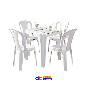 Jogo Peroba 182kg Branco - Solplast