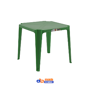 Mesa Inovar Verde 70x70cm - TopMil