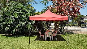 TENDA VERMELHA 3MTSX3MTS IMPERMEÁVEL FOR PLAST