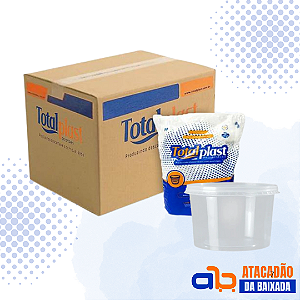 CAIXA KIT POTE 1000ML REDONDO - TOTALPLAST - 144 UNIDADES