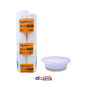Marmitex de Isopor TM 102 750ml Totalplast - c/100un