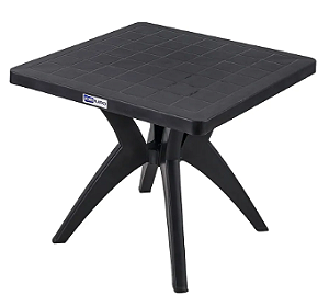 MESA PRETA NATURE FORTE PLÁSTICO