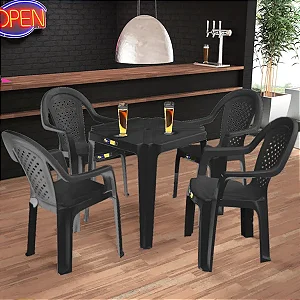 JOGO POLTRONA HELENA PRETA 182KG