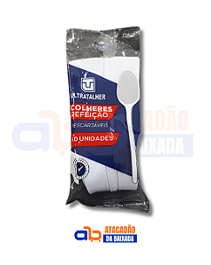 Colher Cristal Refeição Ultra - 50 Unidades