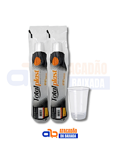 Copo Plástico Liso Totalplast 400ml - 50 Unidades