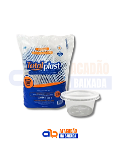 Kit Pote Redondo Totalplast 200ml - 24 Unidades