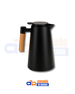 Garrafa Térmica Wood alça de Bambu 1L