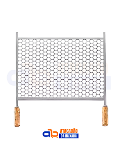 Grelha Inox para Churrasco 50x60cm