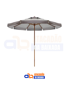 Ombrellone Positano Bagum Marrom 3m - Bel