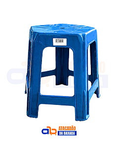 Banqueta Infantil Forteplástico Azul