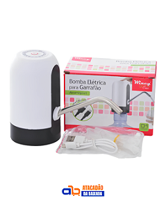 Bomba Elétrica para Garrafão de Água USB