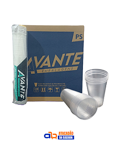 Caixa de Copos PS Transparentes 200ml - Avante