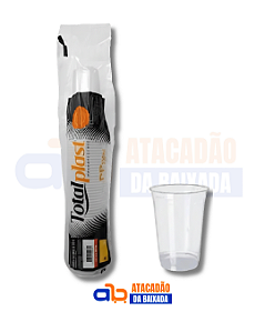 Copo Plástico 200ml PP Transparente - Totalplast - c/ 100 copos