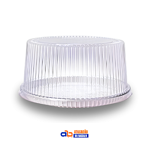 Embalagens para Bolo e Torta Pequena Alta PF-50A com Base Branca - Packform