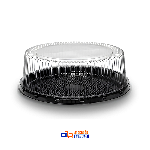 Embalagem Bolo e Torta Baixa PF-56BPR Base Preta - Packform
