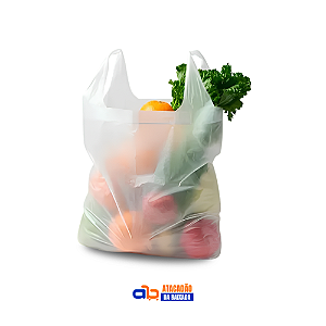 Sacolas Branca 38x48cm Flex Bag - c/1000