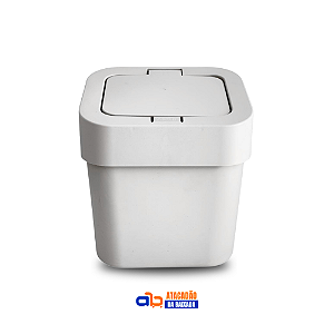 Lixeira 4L com Tampa Click - Micromax