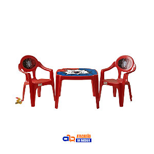 Jogo Poltronas Homem Aranha - Plasnew