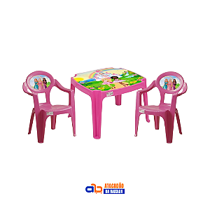 Jogo de Poltronas Infantil Princesas - Plasnew