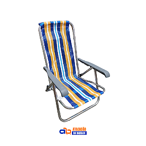Cadeira de Praia Reclinável 8 Posições - Bel