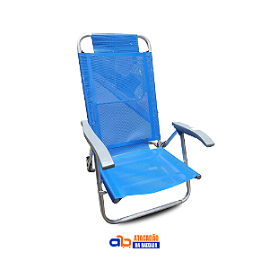 Cadeira de Praia Sunny Alumínio Reclinável 6 Posições - Bel