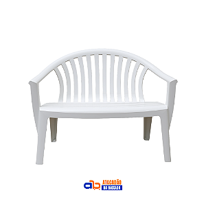 Banco de Jardim Tramontina Leme Branco 240kg