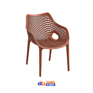 Poltrona Concha Viva Terracota 182kg Inovar - TopMil