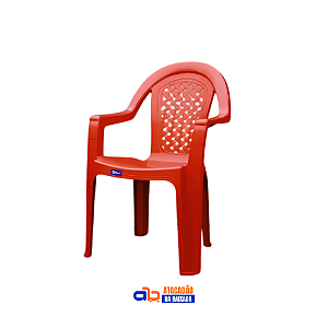 Poltrona Jacarecica Vermelha 152kg - Solplast