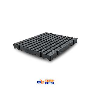Estrado Plástico 50x50cm Preto - Natuplast