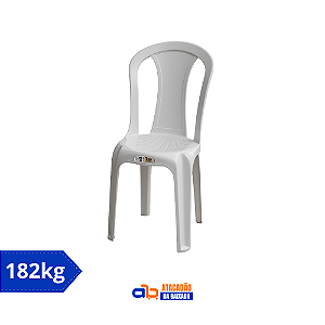 Cadeira Sauípe Branco Gelo 182kg Inovar - TopMil