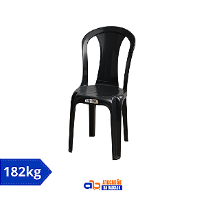 Cadeira Sauípe Preta 182kg Inovar - TopMil