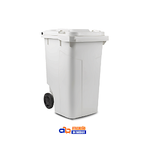 Contentor de Lixo 240L Branco - Usaplast