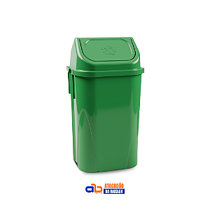 Lixeira Basculante 60L Verde - Usaplast