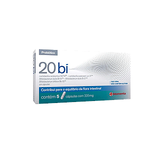 20bi Probiótico Momenta com 5 Cápsulas