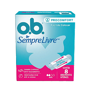 Absorvente Interno OB Mini 8 Unidades