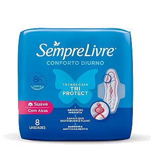 Absorvente Sempre Livre Adapt Plus 8 unidades