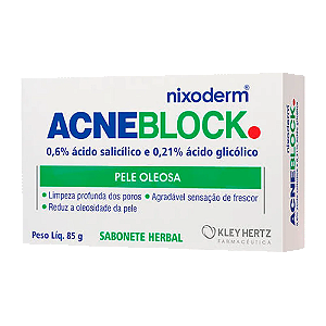 Acneblock Sabonete em Barra Pele com Acne e Oleosa 85g