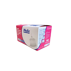 Agulha P/ Caneta De Insulina 32g 4mm Rosa 100un Medix