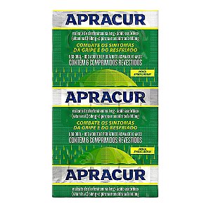 Apracur Envelope com 6 Comprimidos Revestidos