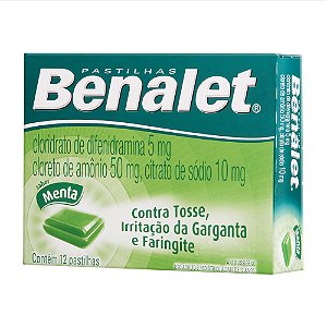Benalet Pastilhas Sabor Menta com 12 Unidades