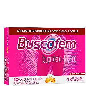 Buscofem 400mg 10 Cápsulas