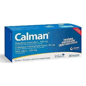 Calman com 20 Drágeas