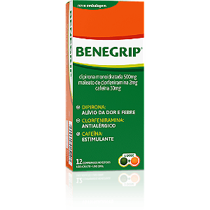 Benegrip com 12 Comprimidos